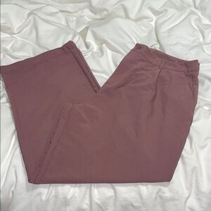 Fashion Nova Morgan Wide Leg Trousers in Mocha